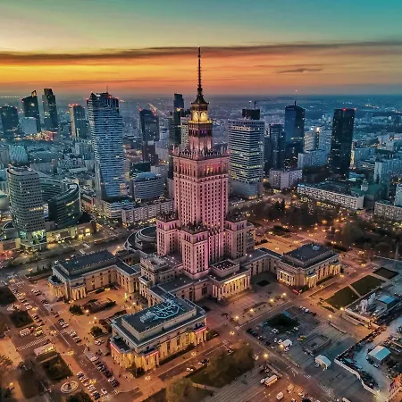 Apartmán Decor 3 Metro Fast Wifi 1gbs 80'tv Hbo Appletv Varšava